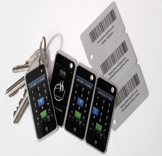 pvc combo barcode key card