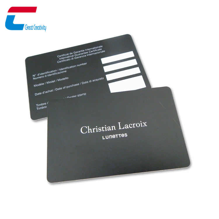 Custom Membership Cards With Signature Panels - CXJ wholesale