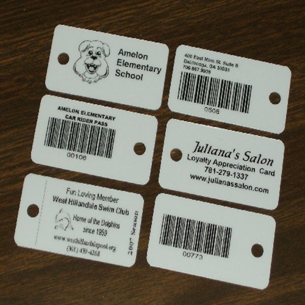 barcode keychain card