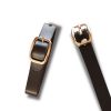 Luggage tags leather buckle