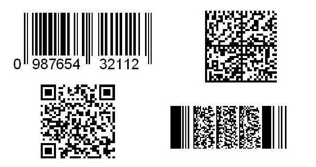 QR code cards and bar code cards