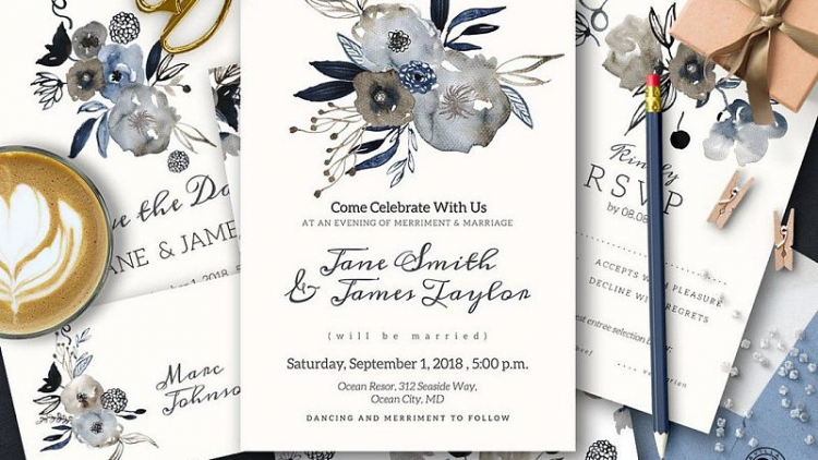 Design wedding invitations