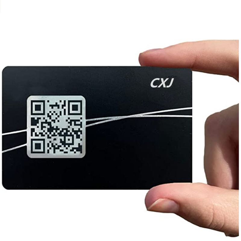 QR Code Card with NFC Chip Inside