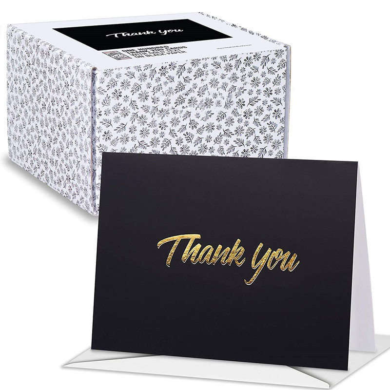 Custom Embossed Thank You Cards