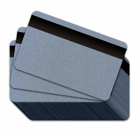 Silver PVC Magnetic Tape Card - CXJ Factory Outlet
